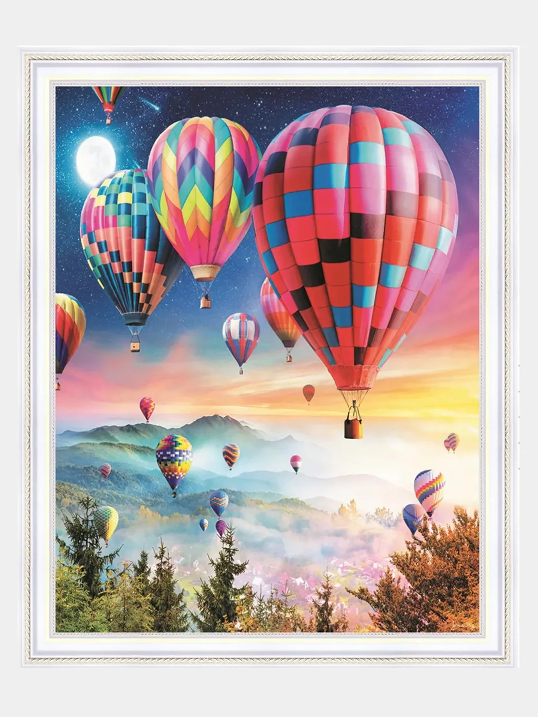 Красный алмазная мозаика на подрамнике, 40*50 см