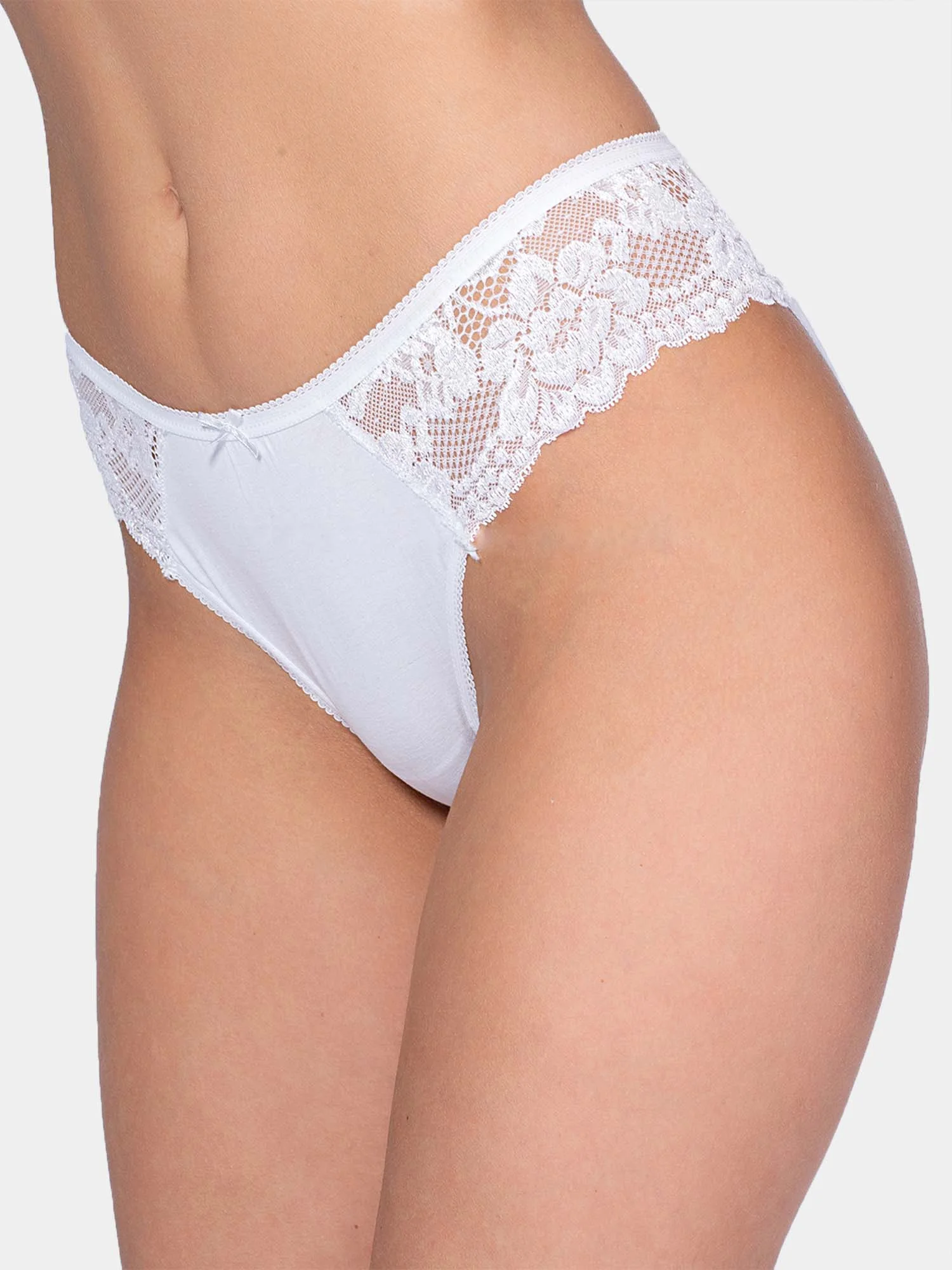 Белый трусы-слипы Minimi Basic BO223 slip