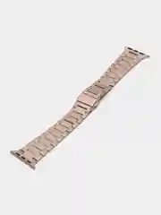 Розовый металлический ремешок для Apple Watch 38, 40, 41, 42, 44, 45, 49 мм стальной браслет