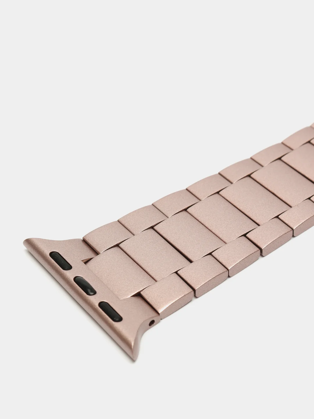 Розовый металлический ремешок для Apple Watch 38, 40, 41, 42, 44, 45, 49 мм стальной браслет
