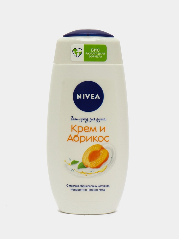 NIVEA Гель-уход для душа "Крем абрикос" 250 мл