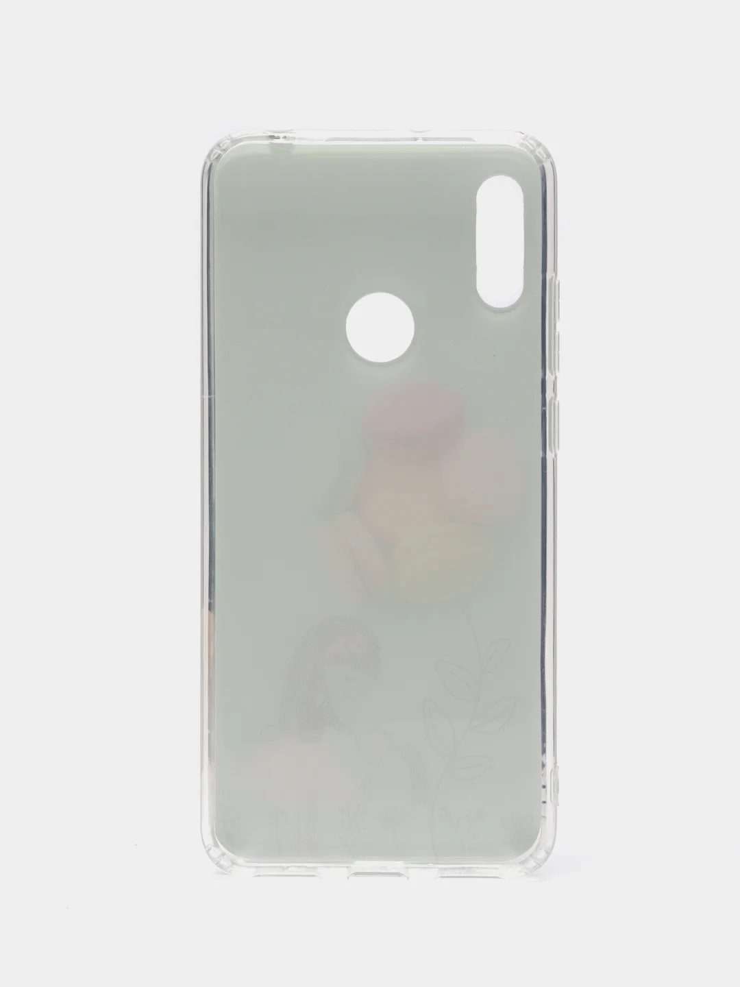 Мятный чехол Honor 8A / 8A Prime / Huawei Y6 2019 / Y6 Prime 2019 с рисунком Игра в кальмара