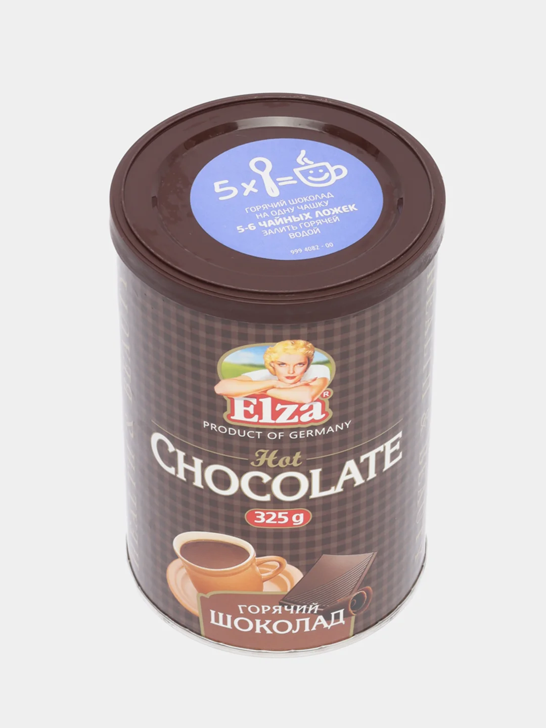Горячий шоколад ELZA растворимый, порошкообразный ж/б 325 г