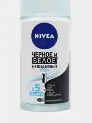 Дезодорант-антиперспирант шариковый NIVEA "Черное и белое невидимый Pure", женский, 50 мл