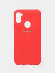 Красный чехол для Samsung A11 / M11, силиконовый