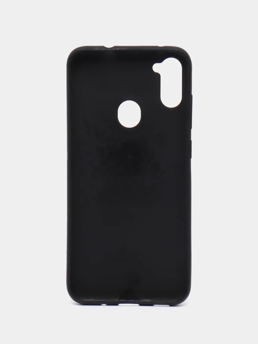 Красный чехол для Samsung A11 / M11, под кожу, силиконовый