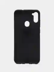 Красный чехол для Samsung A11 / M11, под кожу, силиконовый