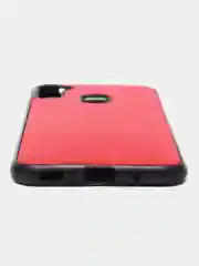 Красный чехол для Samsung A11 / M11, под кожу, силиконовый