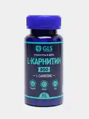 БАД к пище GLS Pharmaceuticals L-карнитин, капсулы по 400 мг, №60