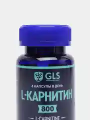 БАД к пище GLS Pharmaceuticals L-карнитин, капсулы по 400 мг, №60