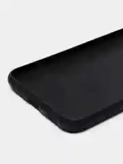 Черный чехол для Samsung A11 / M11, под кожу, силиконовый