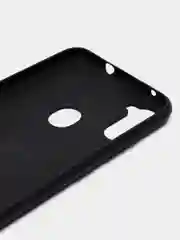 Черный чехол для Samsung A11 / M11, под кожу, силиконовый