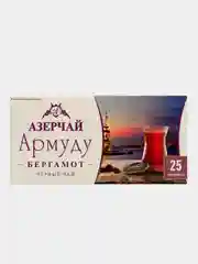 Чай черный АЗЕРЧАЙ Армуду, с ароматом бергамота, 25 пакетиков по 1,6 г