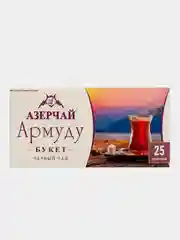 Чай черный АЗЕРЧАЙ Армуду Букет, 25 пакетиков по 1,6 г