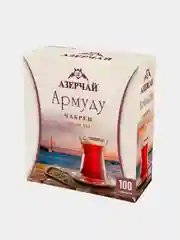 Чай черный АЗЕРЧАЙ Армуду с чабрецом, 100 пакетиков по 1,6 г