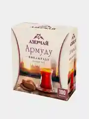Чай черный АЗЕРЧАЙ Армуду Breakfast, 100 пакетиков по 1,6 г