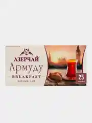 Чай черный АЗЕРЧАЙ Армуду Breakfast, 25 пакетиков по 1,6 г