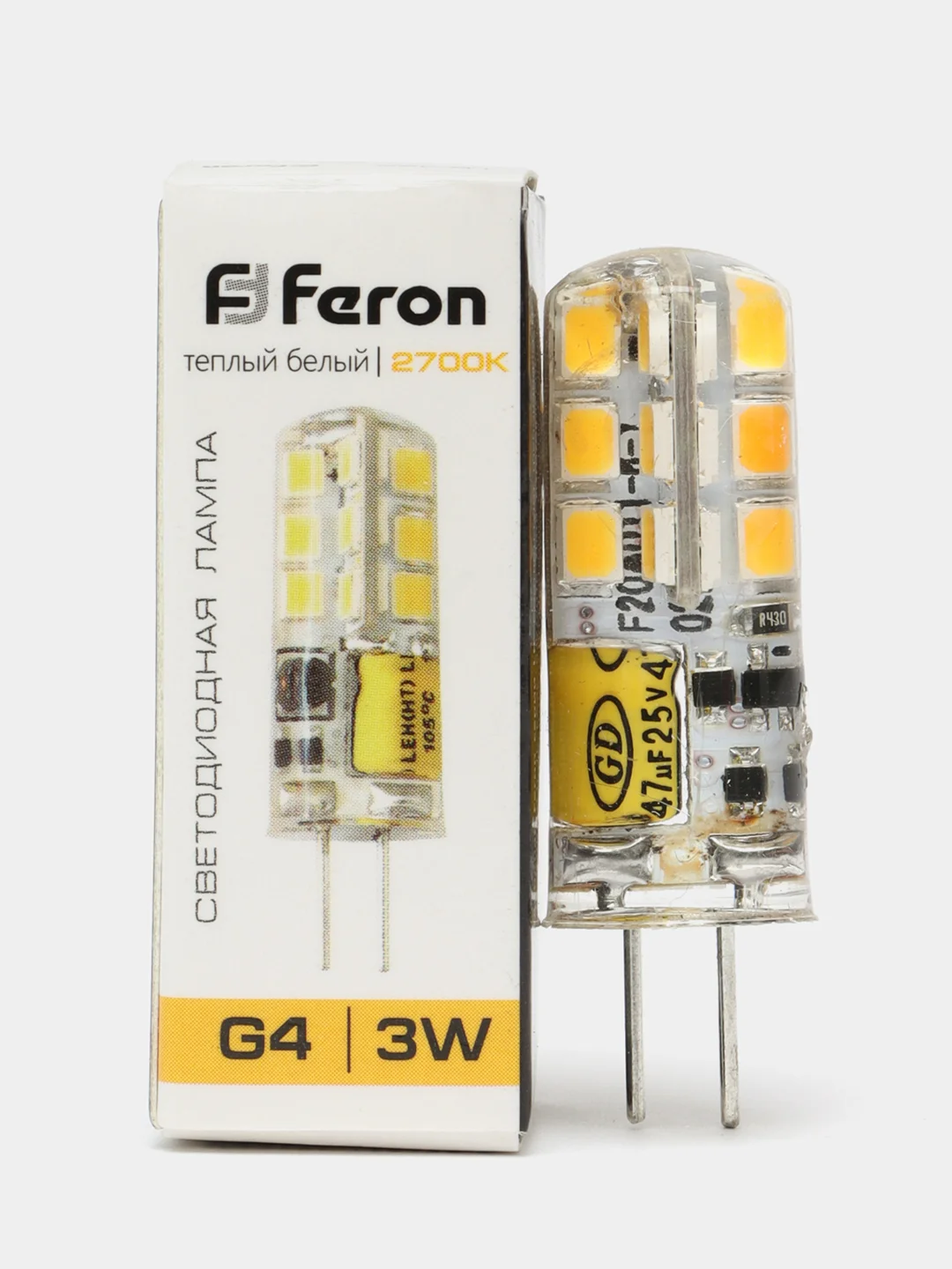 Лампа светодиодная Feron LB-422, 3W, цоколь G4