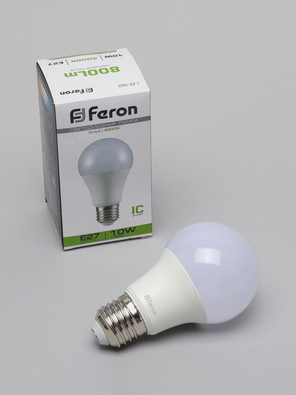 Лампа светодиодная Feron LB-92, 10W, цоколь E27
