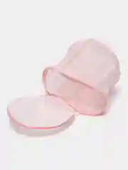 Розовый мешок для стирки белья, мелкая сетка, 15 х 16 см