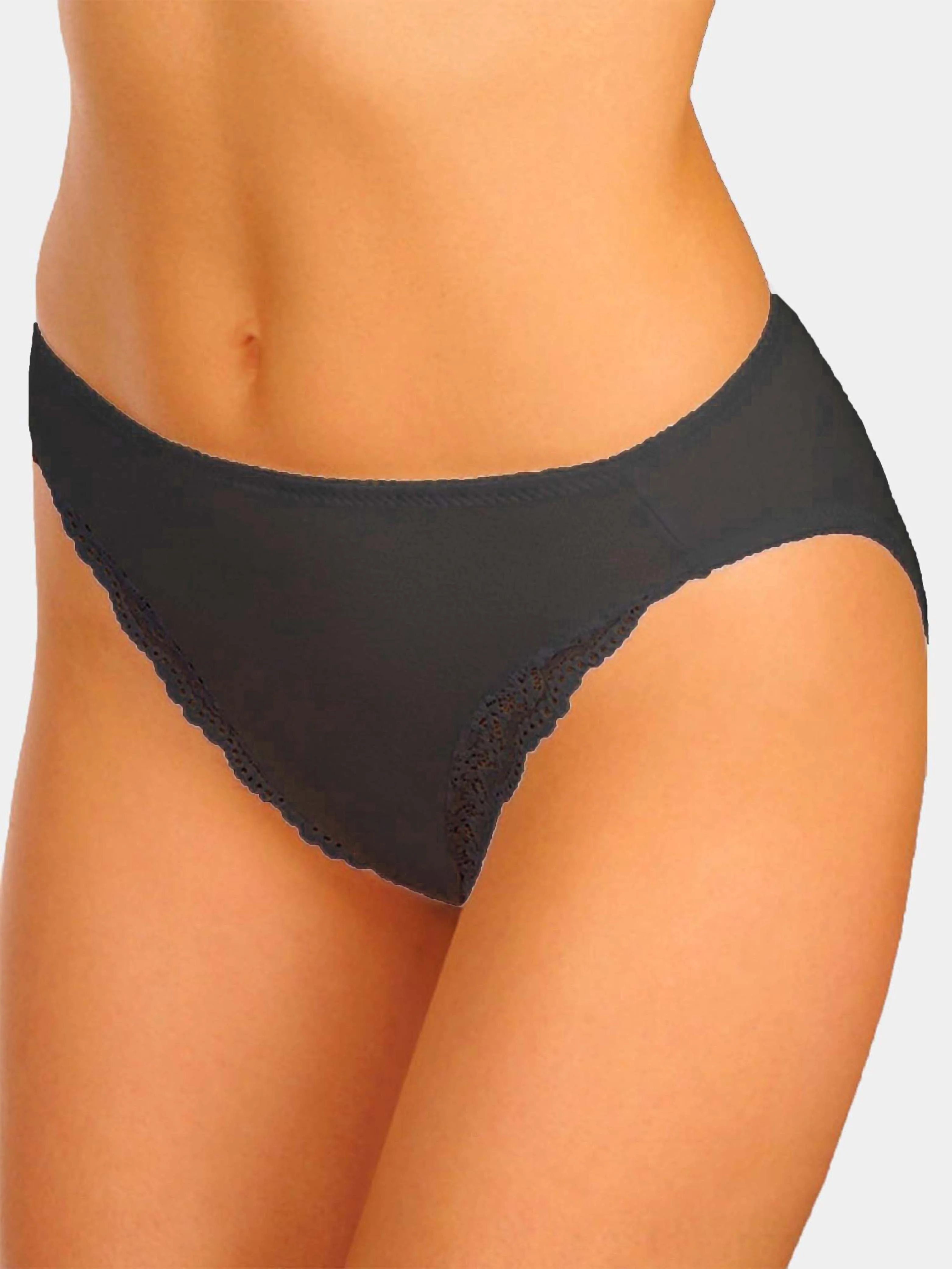 Черный трусы женские INNAMORE BD33015 Eucalipto