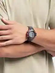 Вишнёвый часы мужские, спортивные и классические