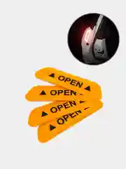 Желтый светоотражающая наклейка на авто Open