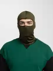 Зелёный хаки балаклава зимняя, унисекс