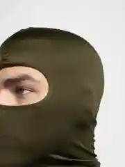 Зелёный хаки балаклава зимняя, унисекс
