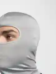 Серебряный балаклава зимняя, унисекс