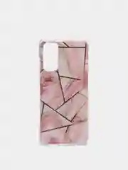 Розовый чехол Samsung Galaxy A52/A32/S21/S20FE, силиконовый, с рисунком