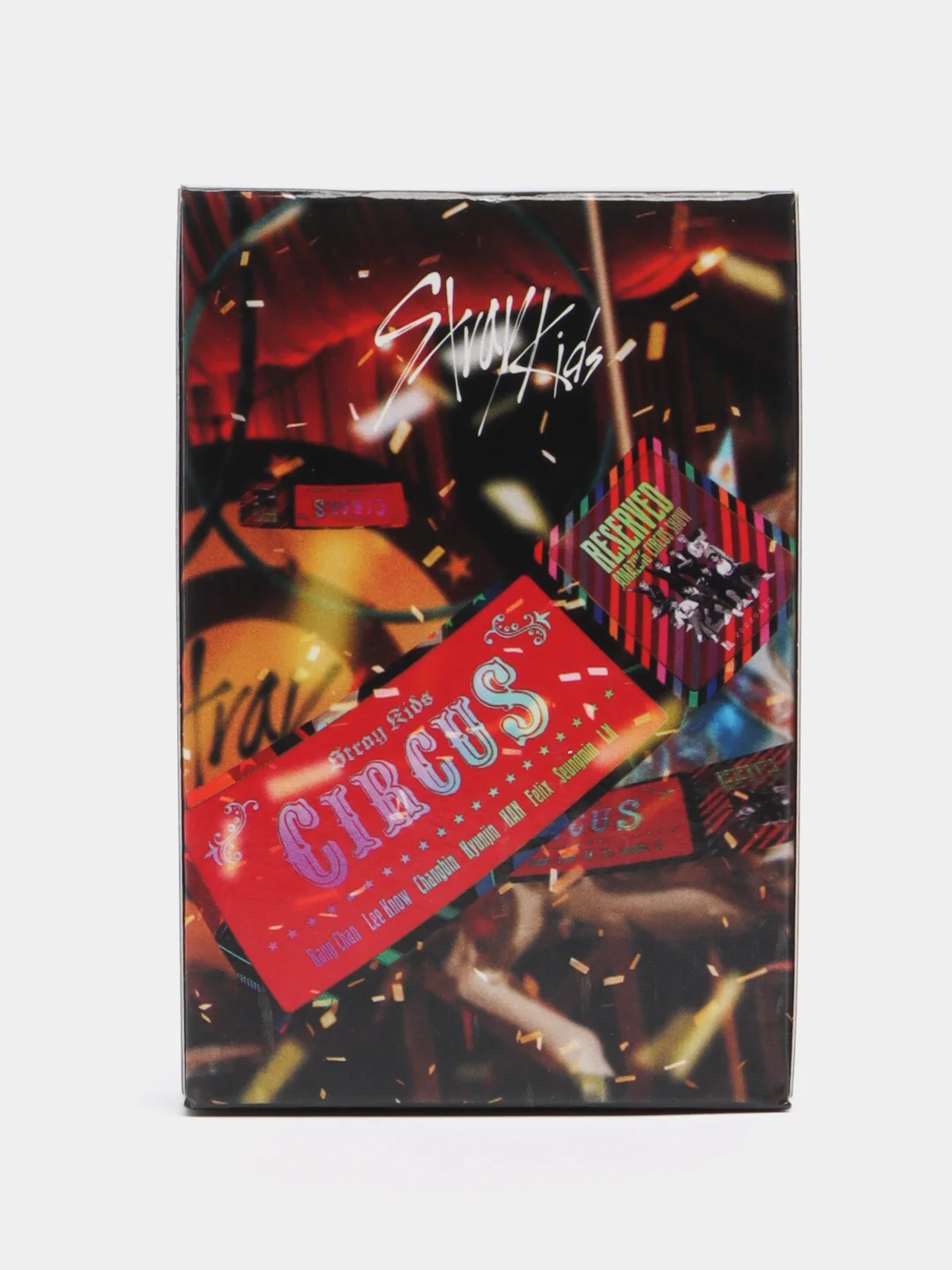 Бордовый карточки K-POP Stray Kids, 55 штук