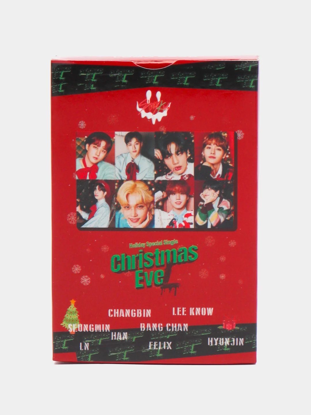 Красный карточки K-POP Stray Kids, 55 штук