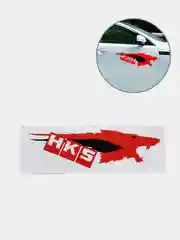 Красный наклейки на авто  "Хищники"