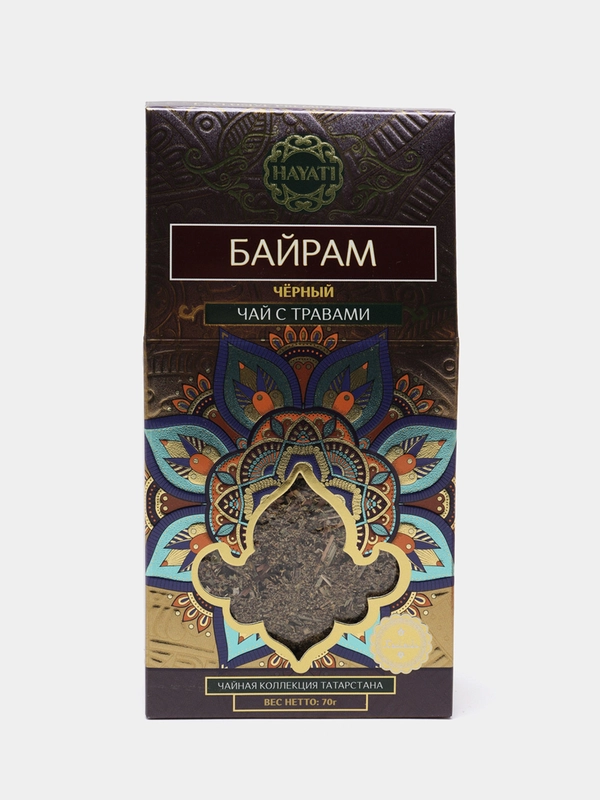 Чай "Байрам" черный с травами, 70 гр.