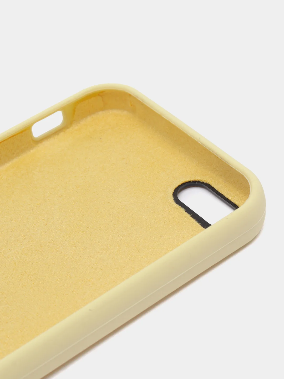 Светло-жёлтый чехлы для iPhone 5, 5S, SE, Silicone Case