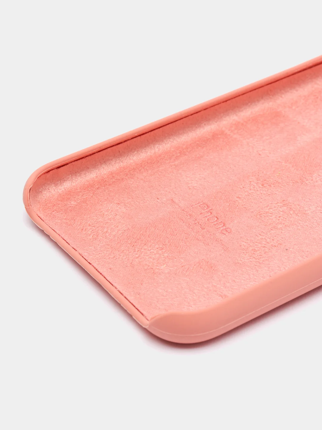 Кораллово-розовый чехол Silicone Case для iPhone X/XS