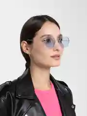 Голубой солнцезащитные очки женские