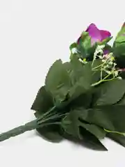 Фиолетовый искусственные розы, букет, 12 шт