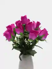 Сиреневый искусственные розы, букет, 12 шт