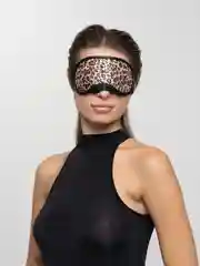 Бежевый маска Funtasy "Best sunglasses", черный, леопардовый