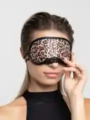 Бежевый маска Funtasy "Best sunglasses", черный, леопардовый