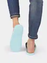 Бирюзовый сланцы женские, 3 цвета