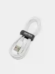 Кабель для iPhone Perfeo, USB - 8 PIN Lightning, белый, 2 размера
