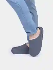 Серый тапки мужские теплые, 2 цвета