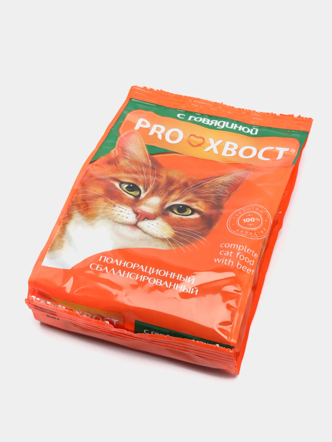 Корм сухой для кошек PROХВОСТ, с говядиной, 350 г