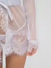 Белый халат женский, домашний