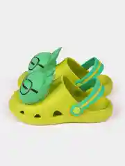 Зеленый сабо детские лисички, 4 цветов