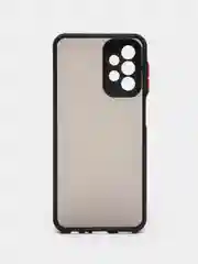 Черный чехол Samsung Galaxy A23, полупрозрачный (Самсунг Галакси А23)