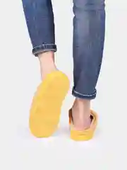 Желтый тапочки домашние женские